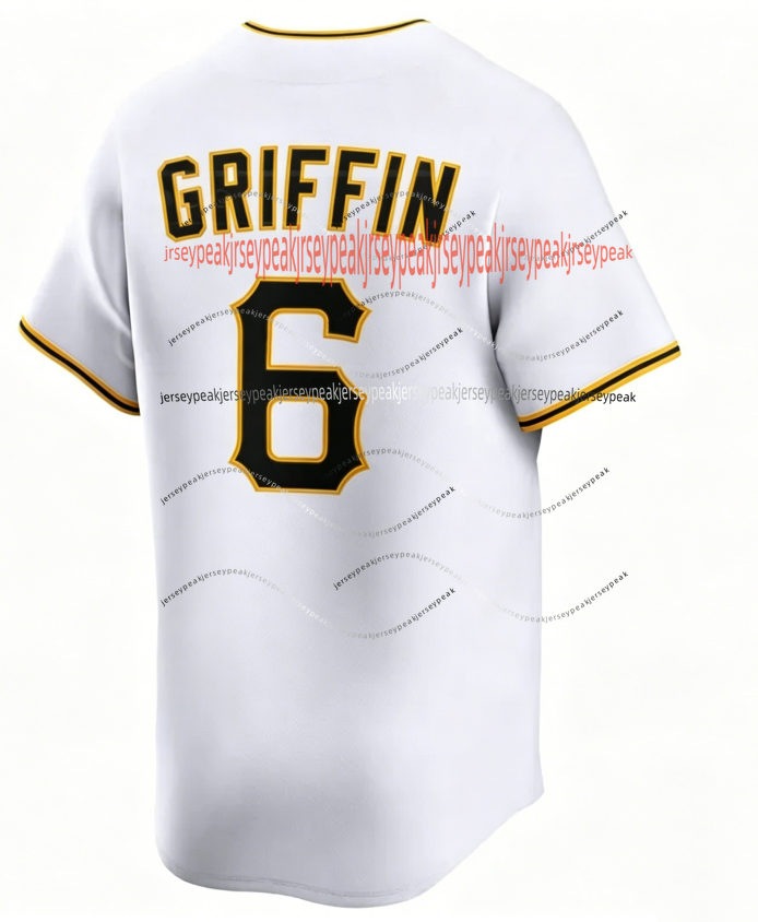 6 Konnor Griffin 2026 City Connect Baseball Jersey Paul Skenes Reynolds Clemente Garcia Cruz Gonzales Reynolds Lowe McCutchen Keller Bart Ozuna Custom
