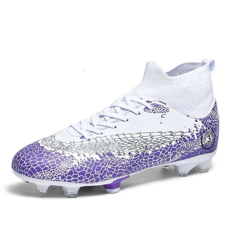 New Soccer Men Sneakers Cleats Professional Boots Training Children Kid Futsal Football Shoes Boy Size 35- 26W0508