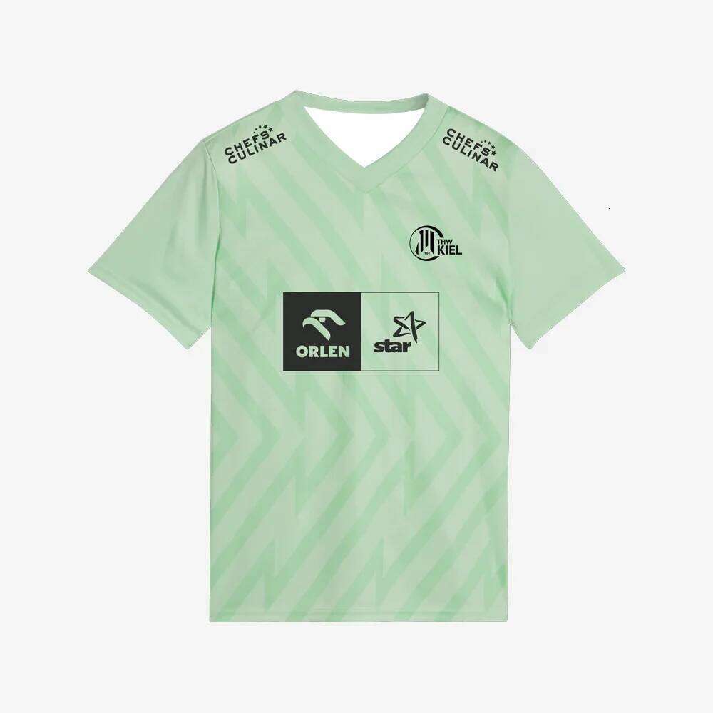 2024-25 Mens Kiel Shirt Youth Kids Sportwear Oversized Training Handball Uniform Breathable Unisex Jersey