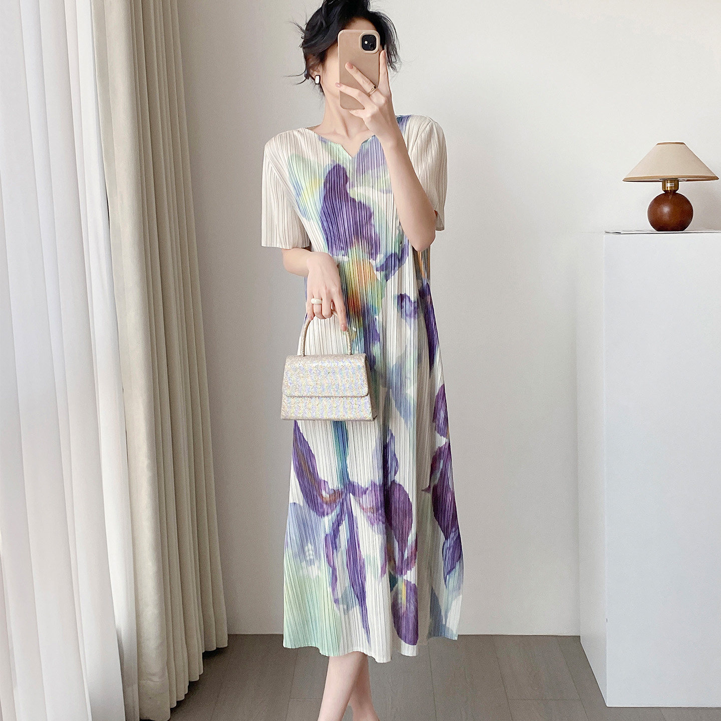 Maternity Dress Pography Studio Pregnancy Gown Elegant Pleated Maxi Skirt Flattering Pregnant Womens Po Session Dresses 250917