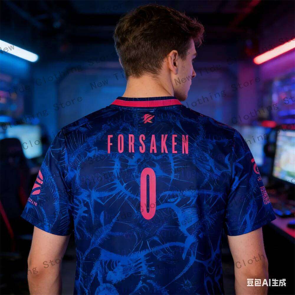 2026 new Paper Rex DinoGlitch Jersey Series Uniform Esports Club PRX Fashion Tees Male F0RSAKEN Streetwear T-shirts