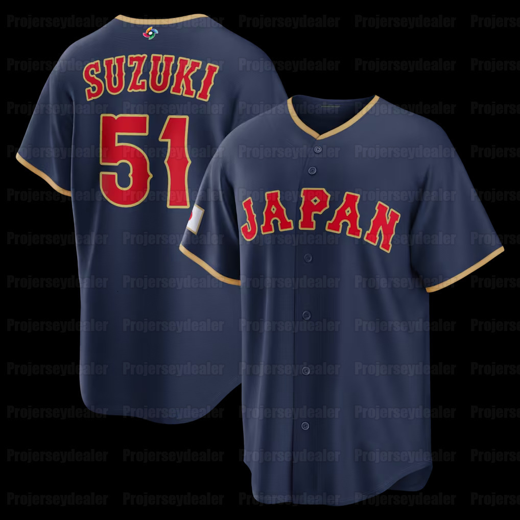 16 Shohei Ohtani 2026 World Baseball Classic WBC Team Japan Jerseys Yoshinobu Yamamoto Shota Imanaga Seiya Suzuki Munetaka Murakami