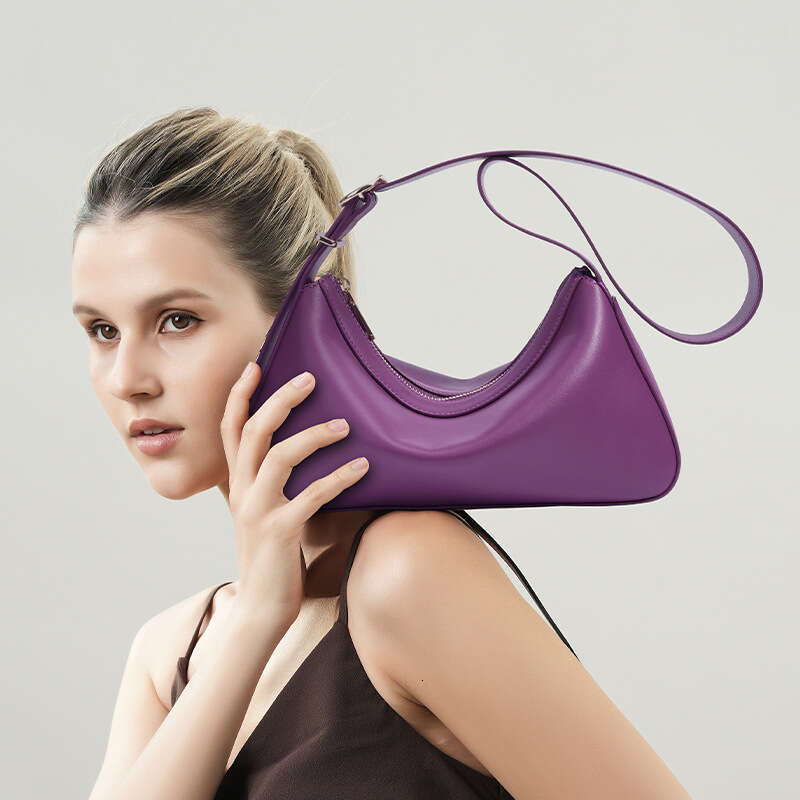 Niche Cross Border Luxury Women Underarm Bag High End Genuine Leather New Style Casual Versatile Shoulder Crossbody Commuter Handbag SENYY