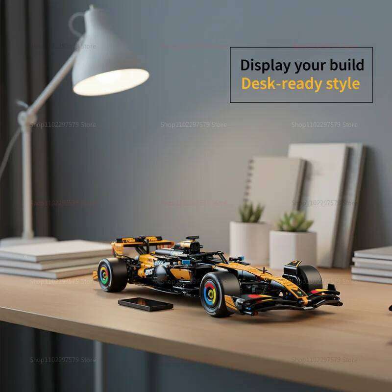 New Orange MCL39 Sports Car Building Blocks Set Technical DIY Model for Kids Boy STEM Educational Toy For Kid Birthday Gift W260511 - view 6