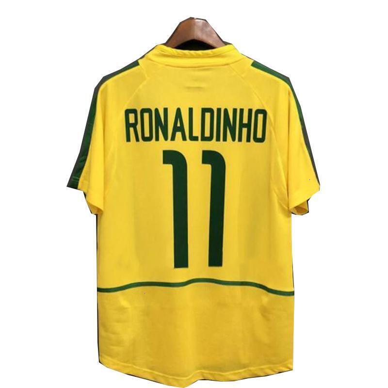 Brasil Retro Soccer Jerseys Ronaldo 1957 85 88 91 93 94 98 00 02 04 06 12 Ronaldinho KAKA R. CARLOS Camisa De Futebol Brazils Football Shirt RIVALDO C