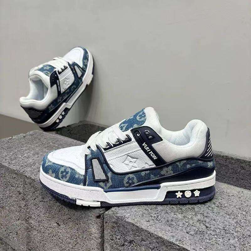 2026 VUTITDN free shipping New Colorful Star & Flower Print Sneakers - Retro Beige Platform Casual Shoes, Unisex Breathable Street Style Trainers dh91
