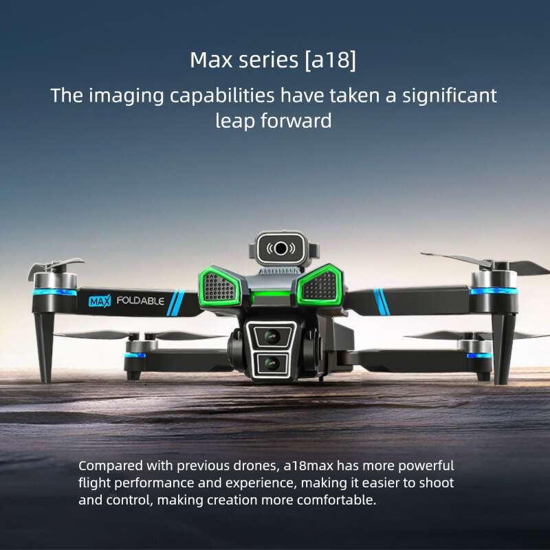 A MAX Inch Drone Foldable Large Screen HD Aerial Photography Quadcopter Intelligent Obstacle Avoidance Portable Remote Control Aircraft Toy CKS