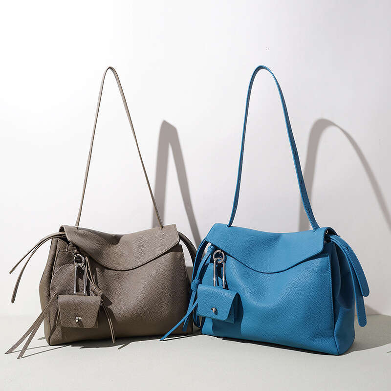 Niche High End Women Envelope Underarm Bag Genuine Leather Versatile Summer Large Capacity Commuter Crossbody Tote Shoulder Handbag SENYY