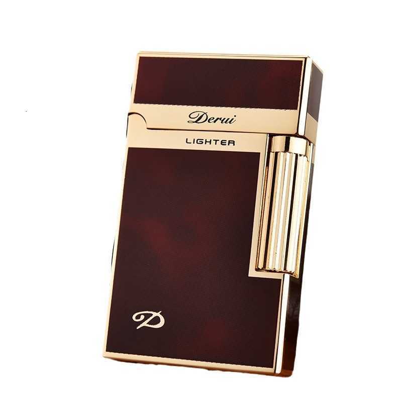 2026 Dual Gas Lighter Metal Lacquer Double Flame Cigar Accessories Smoking Cigarette Tools includes custom accessoriesT260403