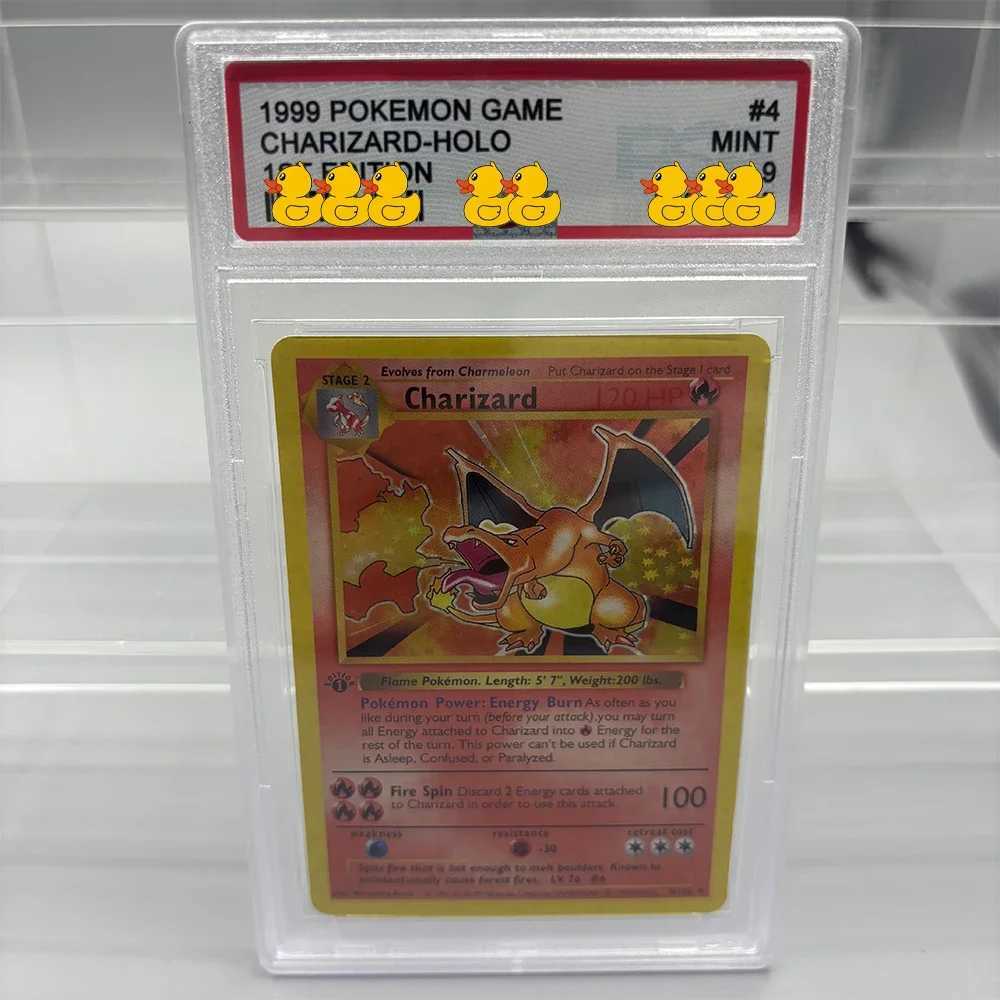 DIY PTCG Rating Card Collection Card 2023 SVP EN PIKACHU/GREY FELT HAT VAN GOGH Copy 10Points Rating Card Anime Game Gift L260511LY16 - view 3