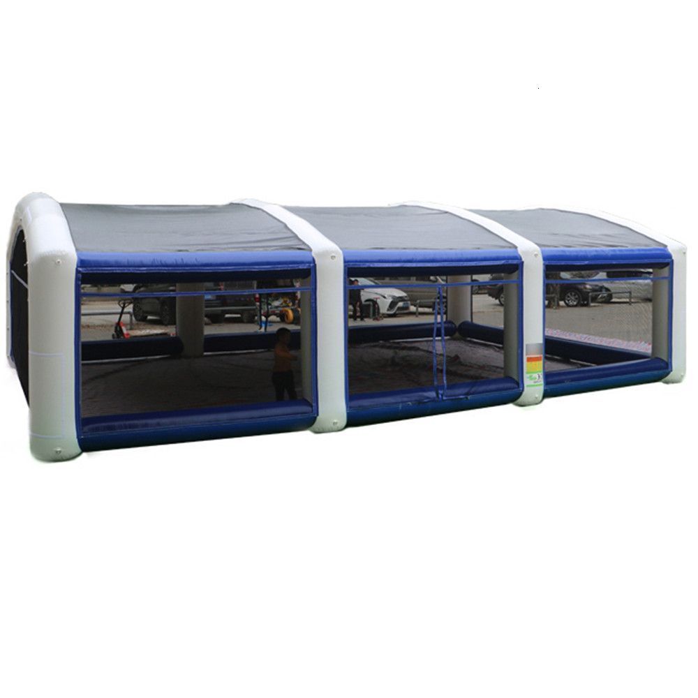 wholesale Oxford Party Event Tent Inflatable Wigwam Visible Sport Gaming Shelter Batting Cage Equipment Closed for Sale Air Pump