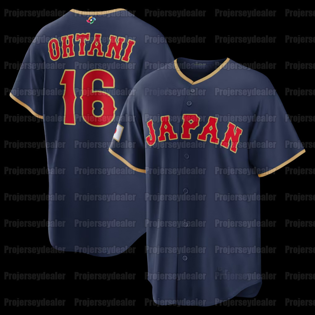 16 Shohei Ohtani 2026 World Baseball Classic WBC Team Japan Jerseys Yoshinobu Yamamoto Shota Imanaga Seiya Suzuki Munetaka Murakami