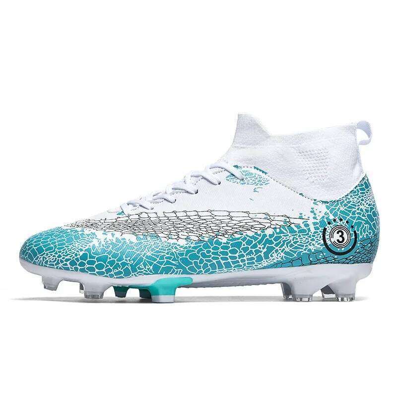 New Soccer Men Sneakers Cleats Professional Boots Training Children Kid Futsal Football Shoes Boy Size 35- 26W0508