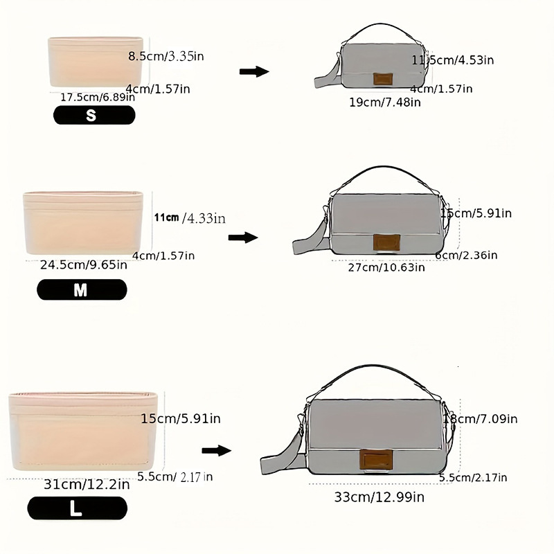 New Felt-Lined Large Capacity All Match Storage Multifunctional Large-Capacity Women's Makeup Bag Cosmetic Organizer