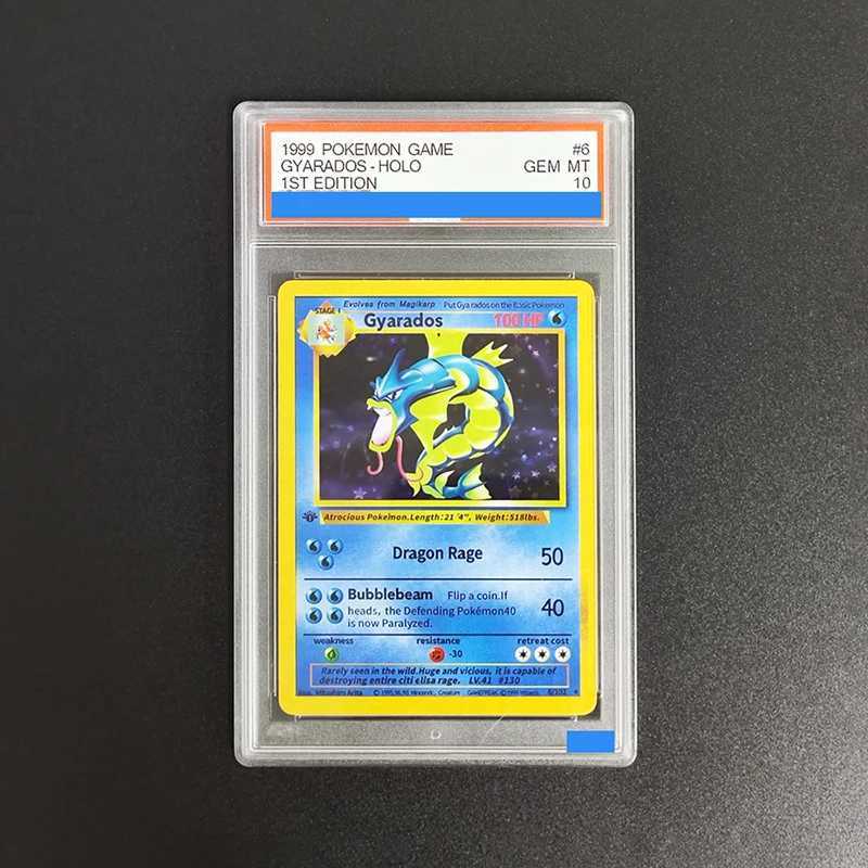 Diy 1999 Pokemon Card Game 1St Edition Charizard Mewtwo Venusaur Gyarados Blastoise Holo Grade Gem Mint 10 Collection Card L260511PNSM