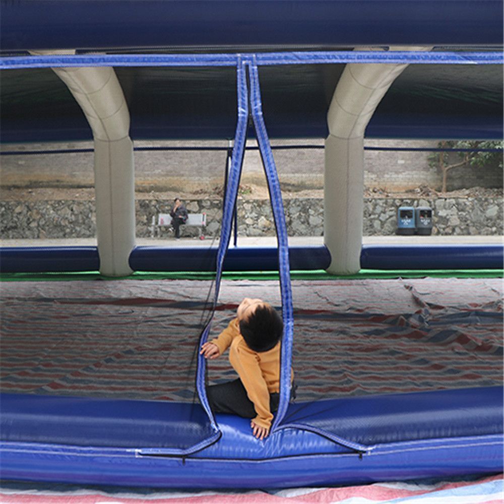 wholesale Oxford Party Event Tent Inflatable Wigwam Visible Sport Gaming Shelter Batting Cage Equipment Closed for Sale Air Pump