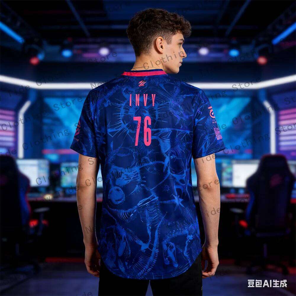 2026 new Paper Rex DinoGlitch Jersey Series Uniform Esports Club PRX Fashion Tees Male F0RSAKEN Streetwear T-shirts