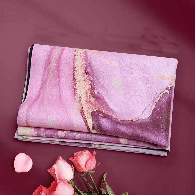 Rubber Mats 68*183cm Foldable Meditation Pilates Pads Shock Absorption Suede Yoga Towel for Gym Sports Travel Exercises 26L0511