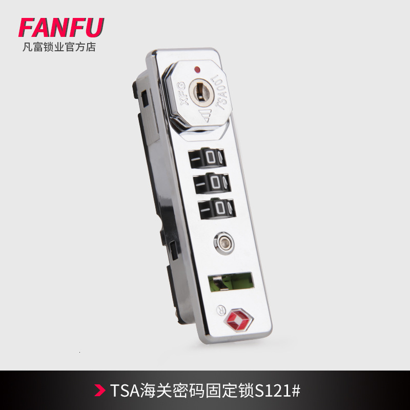 Hardware protection secure luggage weather resistance TSA customized lock security code lock 3Digit combination lock TSA13116 240907