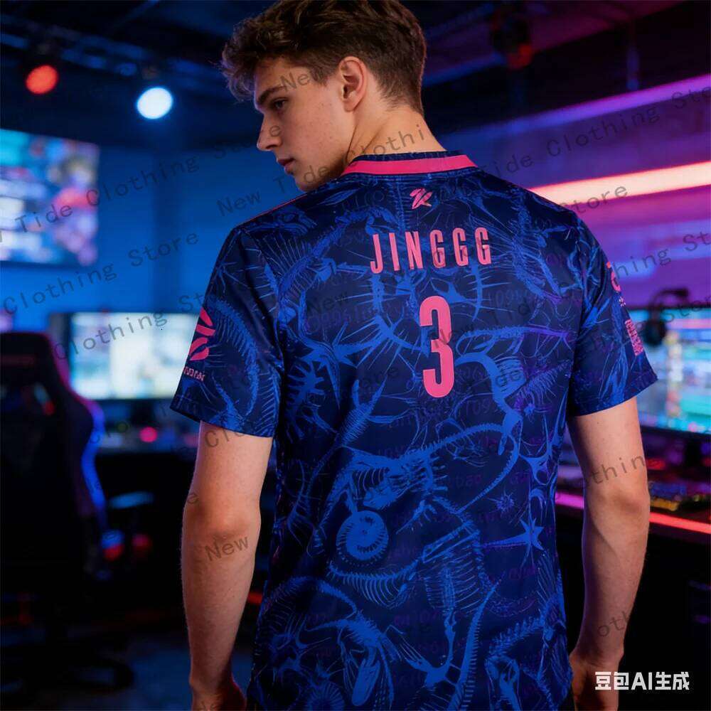 2026 new Paper Rex DinoGlitch Jersey Series Uniform Esports Club PRX Fashion Tees Male F0RSAKEN Streetwear T-shirts