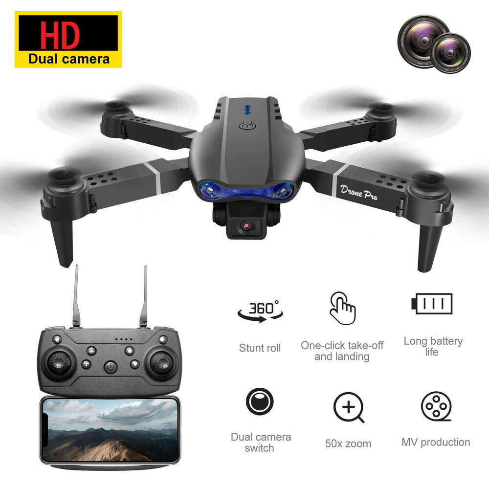 Foldable E PRO K Drone HD Aerial Photography Quadcopter Long Endurance Portable Remote Control Aircraft Kids Outdoor Flying Toy Gift CKS