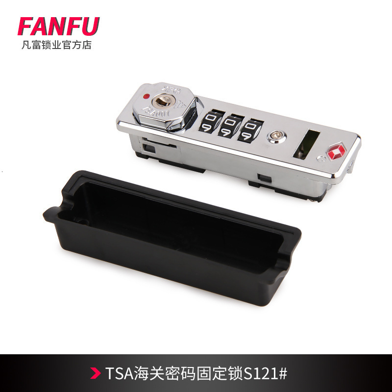 Hardware protection secure luggage weather resistance TSA customized lock security code lock 3Digit combination lock TSA13116 240907
