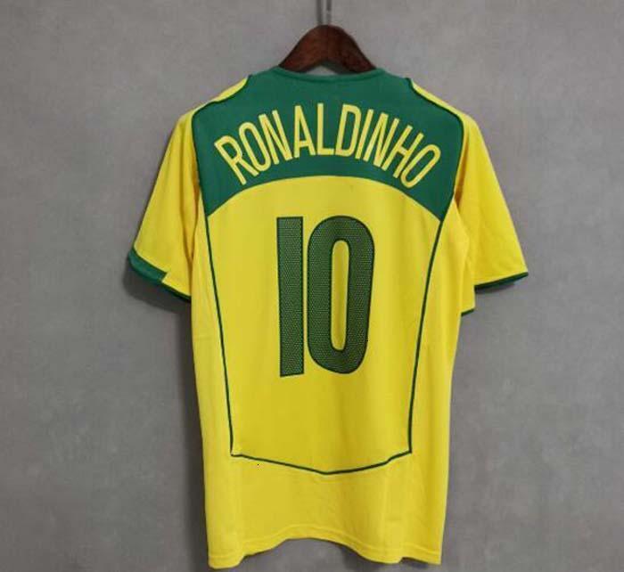 Brasil Retro Soccer Jerseys Ronaldo 1957 85 88 91 93 94 98 00 02 04 06 12 Ronaldinho KAKA R. CARLOS Camisa De Futebol Brazils Football Shirt RIVALDO C