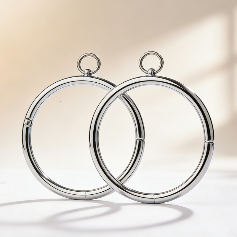 Chokers ACECHANNEL Polished Shining Solid Stainless Steel Slave Collar Lockable Torque Choker Necklace Fetish Wear Jewelry 230921