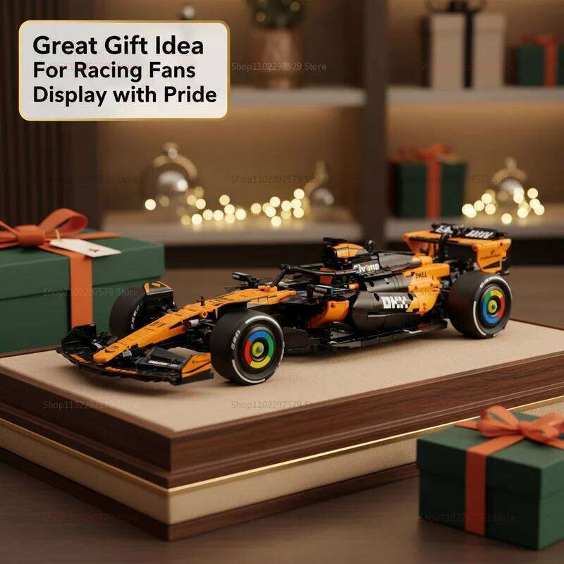 New Orange MCL39 Sports Car Building Blocks Set Technical DIY Model for Kids Boy STEM Educational Toy For Kid Birthday Gift W260511 - view 7