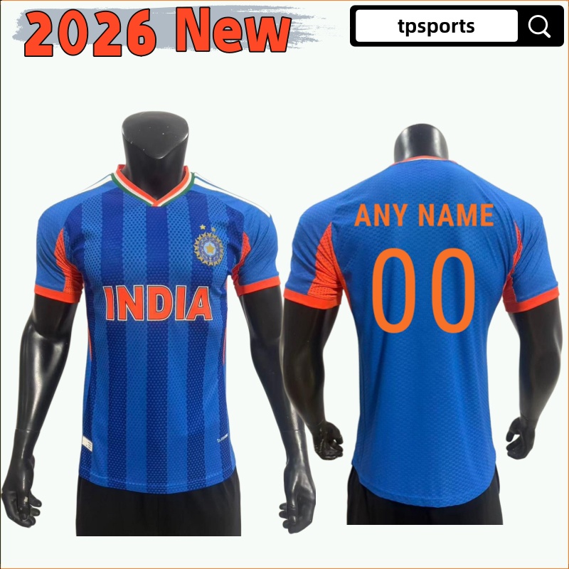 2026 Indian Cricke T20 WC Jersey 2026 Maglia Da Cricket Della Squadra Nazionale…