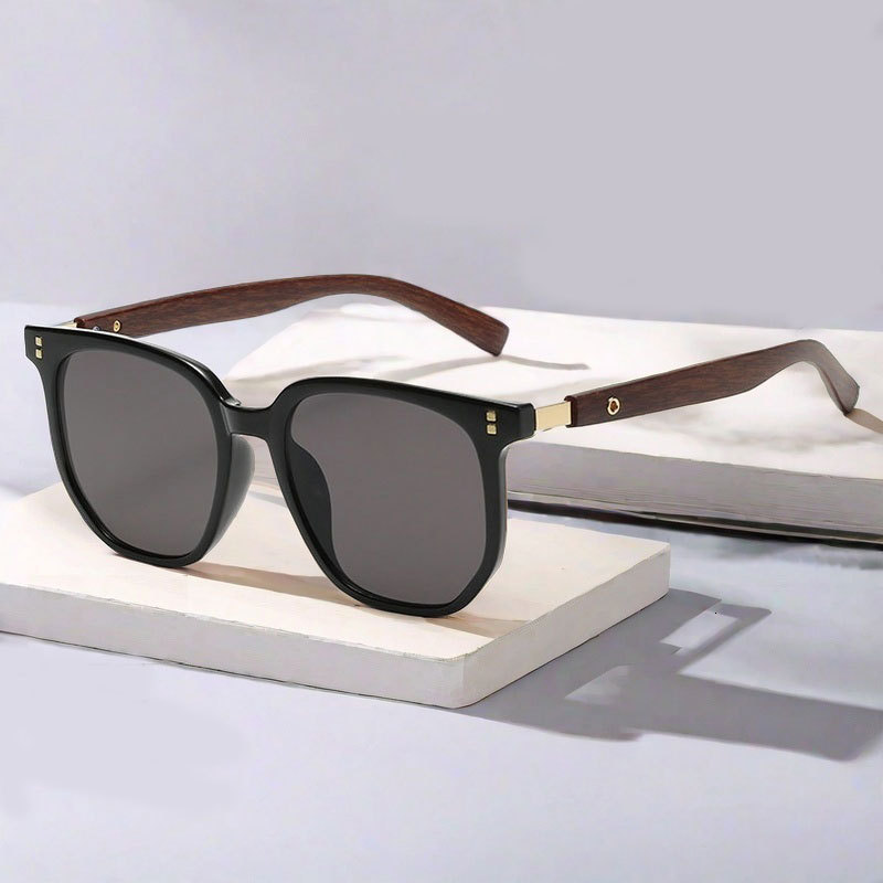 Mens Sunglasses Optical Lenses Eye Protection Glasses Women Wood Large Full sunglass Eyewear 240914