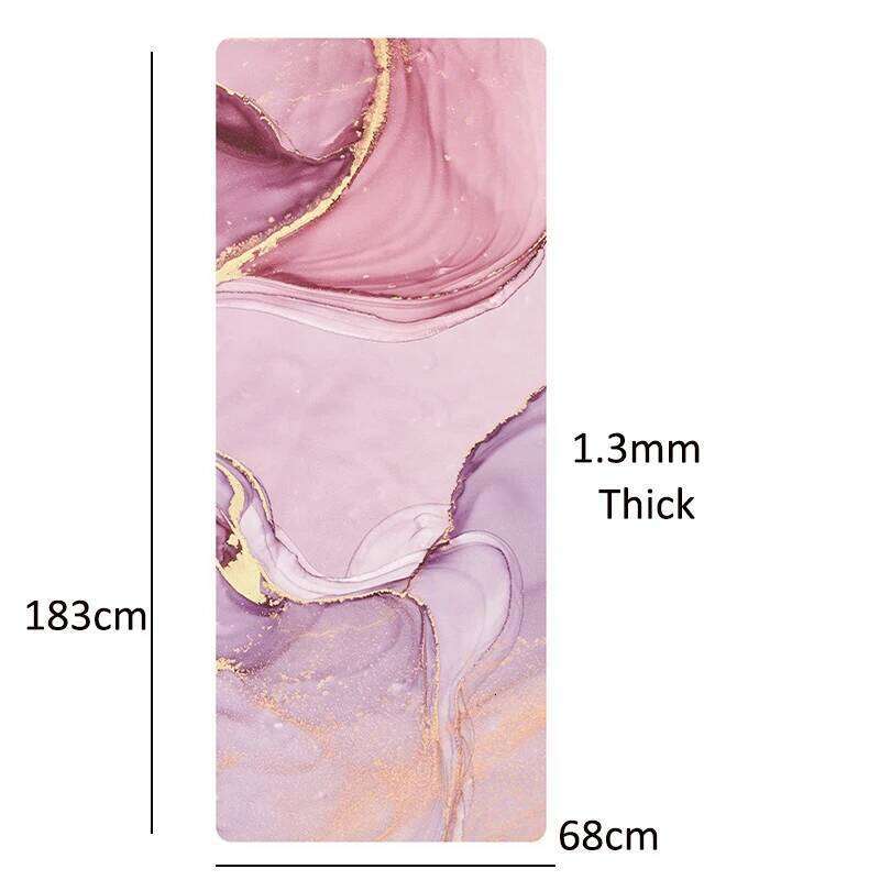 Rubber Mats 68*183cm Foldable Meditation Pilates Pads Shock Absorption Suede Yoga Towel for Gym Sports Travel Exercises 26L0511
