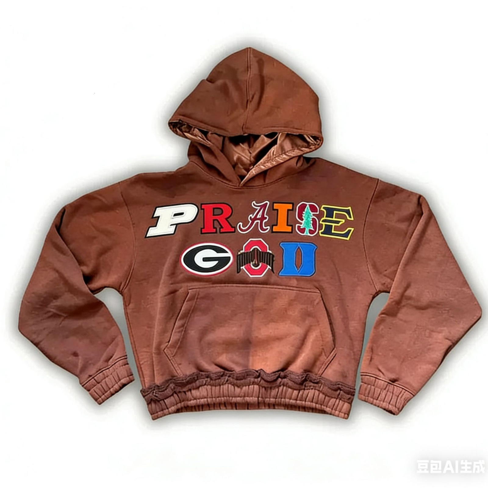 Y2K Retro Letter Embroidery Hoodies for Men and Women Oversized Christmas Streetwear Hooded Pullover Long Sleeves Sweatshirt 251205