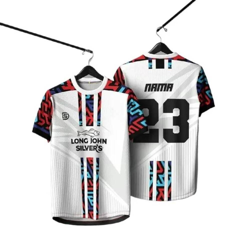Short-sleeved T-shirt, Round Neck, Free Custom Name Number Design, Fashionable Versatile, Unisex Style, Suitable for Men and Women, Sports Jersey