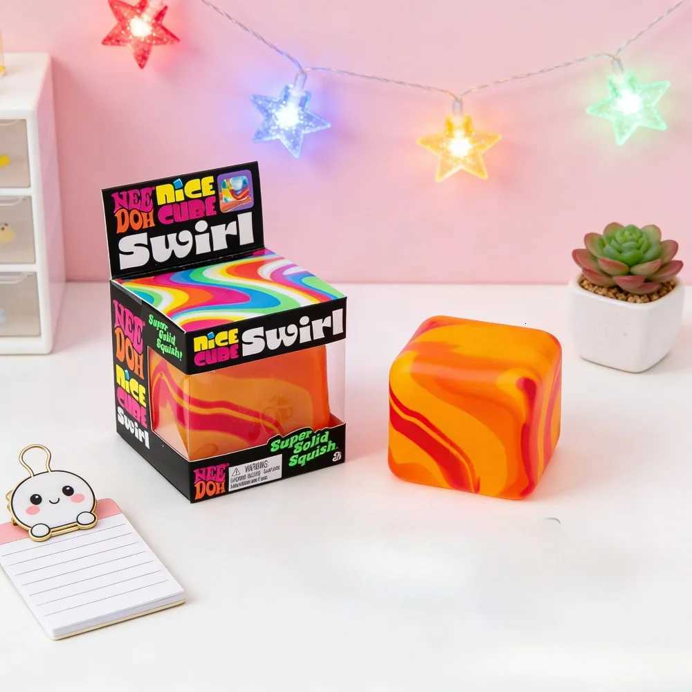 2026 NeeDoh Nice Cube Sensory Squeeze Toy with Super Solid Squish Stress Relief Anxiety Sensory Tool Decorative Xmas Gifts H260512