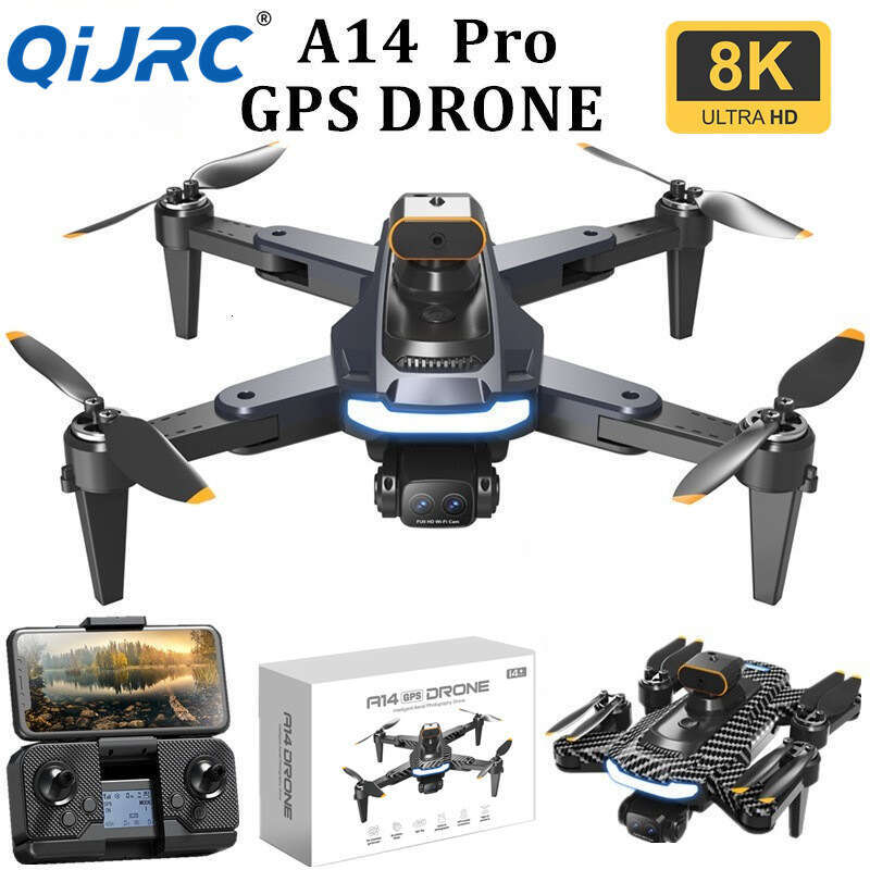 Large Brushless GPS Folding Drone Intelligent Obstacle Avoidance Quadcopter HD Aerial Photography Foreign Trade Portable Outdoor Remote Control Aircra