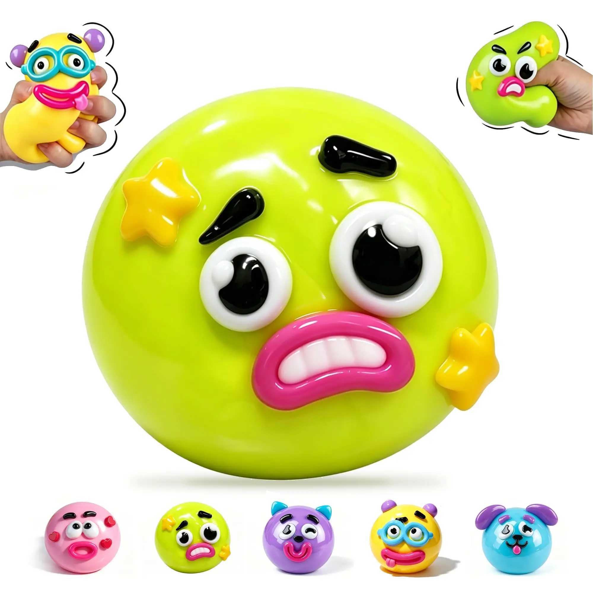 NEW Smushers Squishy Curiosities Dog Face Swap Squishy Toy Soft Moldable Cute Slow Rise Squeeze Toy Relaxing Sensory S Z260512