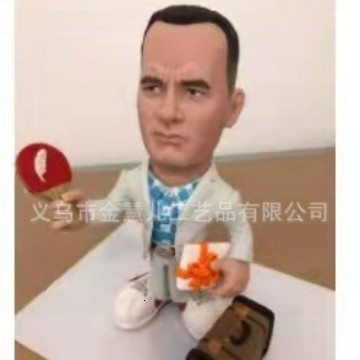 Decorative Objects Figurines Handmade Statues of Classic Film Characters Mini Movie Character Sculpture For Office Desk Table Decoration Drop 221017