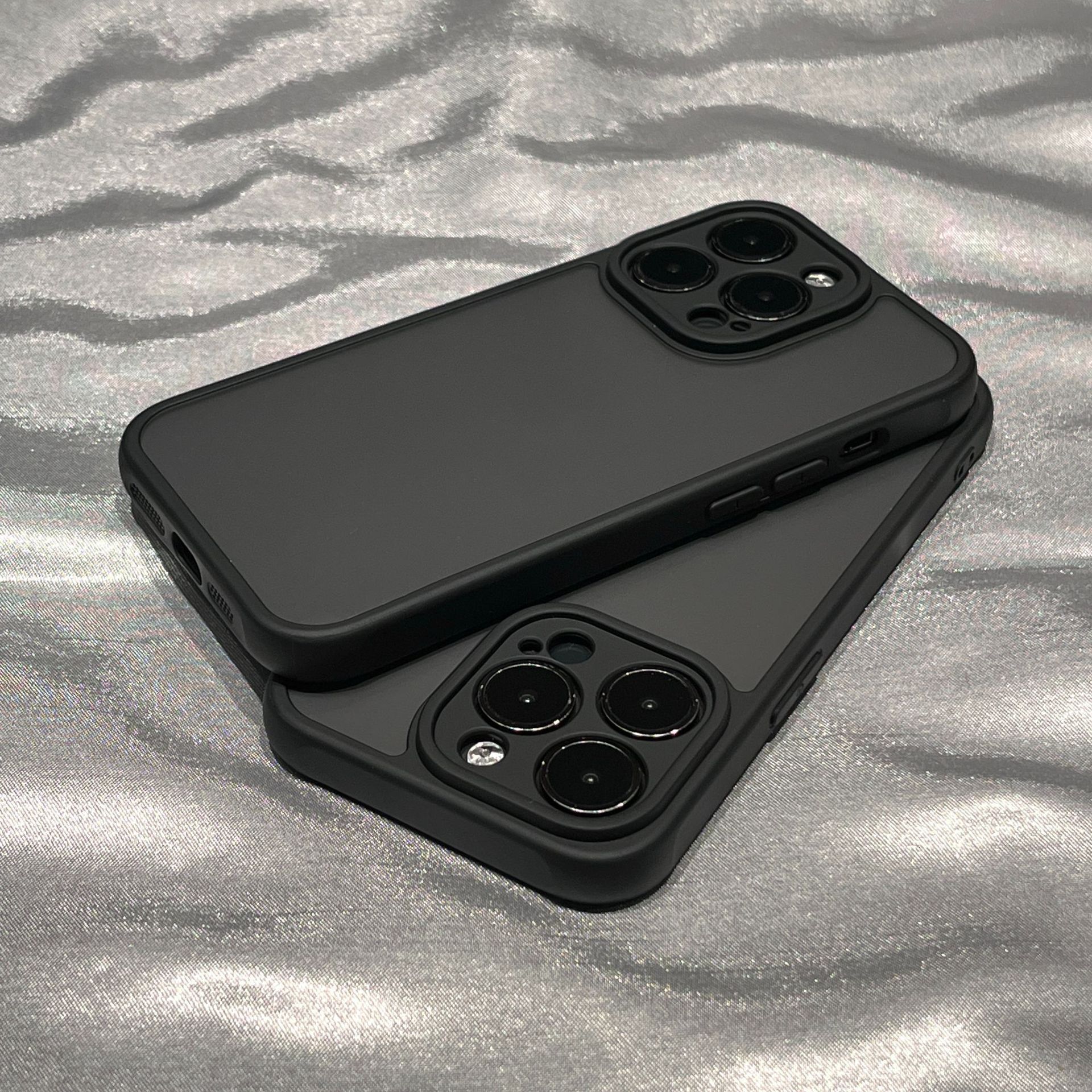 Matte Black New Model Compatible with Apple 17 Pro Max Phone Case iPhone 16 Shockproof 15 Full Coverage 14 Silicone