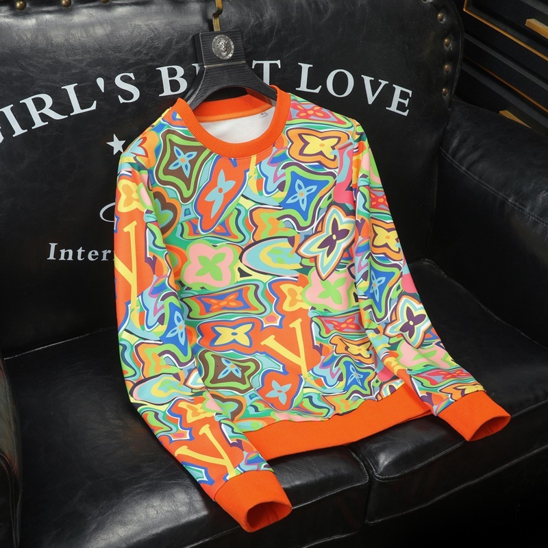 Fashionable sweatshirt a round neck, 2026 autumn new popular model, European style men's clothing with trendy designer elements