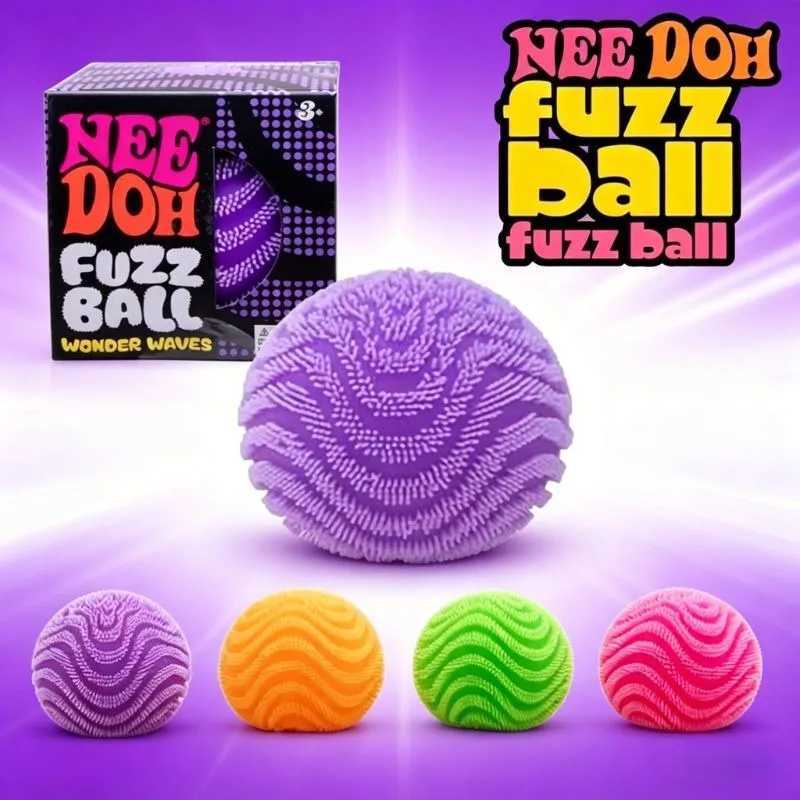 Needoh Fuzz Ball Jellyfish Squishy Blind Box Random Color Soft Stress Relief Toy Cute Relaxing Squeeze Sensory Toyfidget toys Z260512
