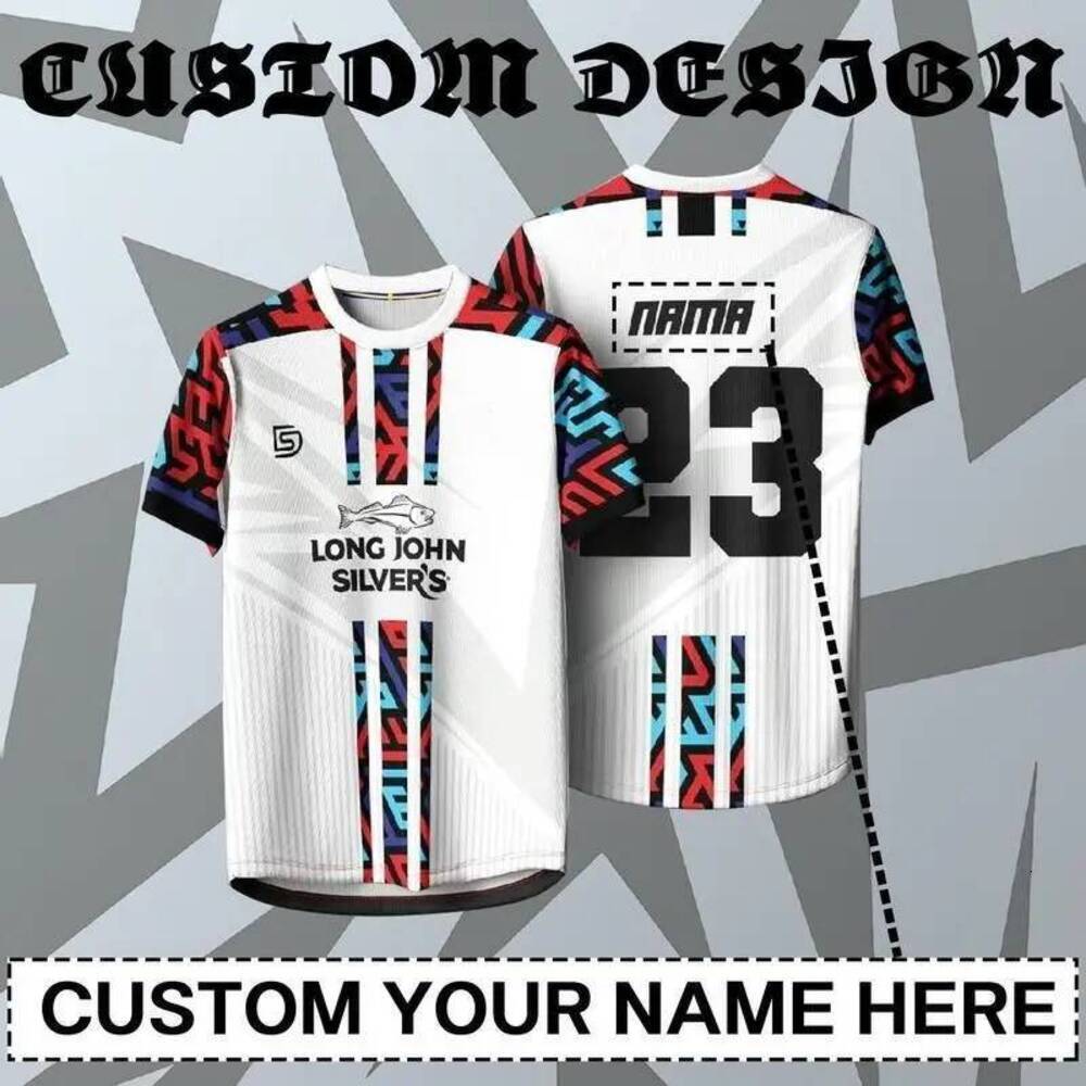 Short-sleeved T-shirt, Round Neck, Free Custom Name Number Design, Fashionable Versatile, Unisex Style, Suitable for Men and Women, Sports Jersey