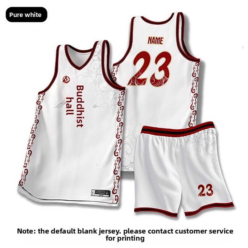 Light Board Blank Basketball Jersey Student Training Competition Uniform with Logo Team Name Number Free Design Sports Set