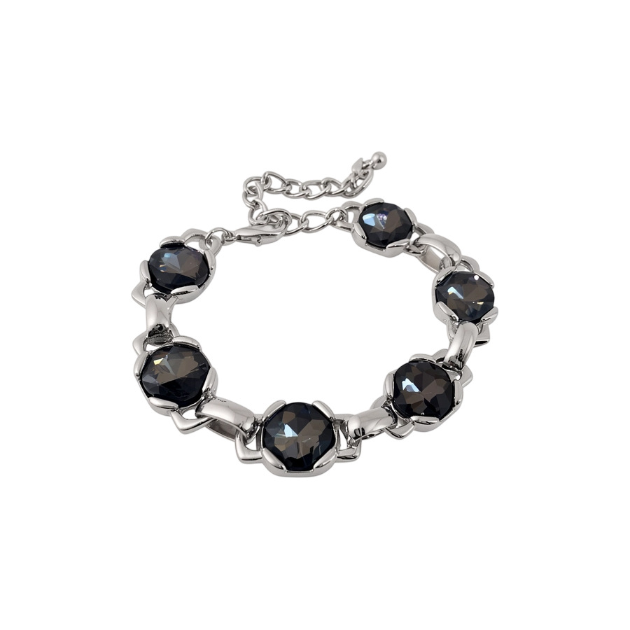European American cross-border diamond-encrusted oval hollow vintage personality temperament bracelet, light luxury and high-end jewelry wholesale - view 9