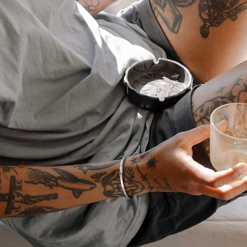 Vnox Retro Nordic Viking Cuff Bangle Bracelets for Men Stainless Steel Mobius Norse Mythology Runes Amulet Jewelry Dad Gfit L260511