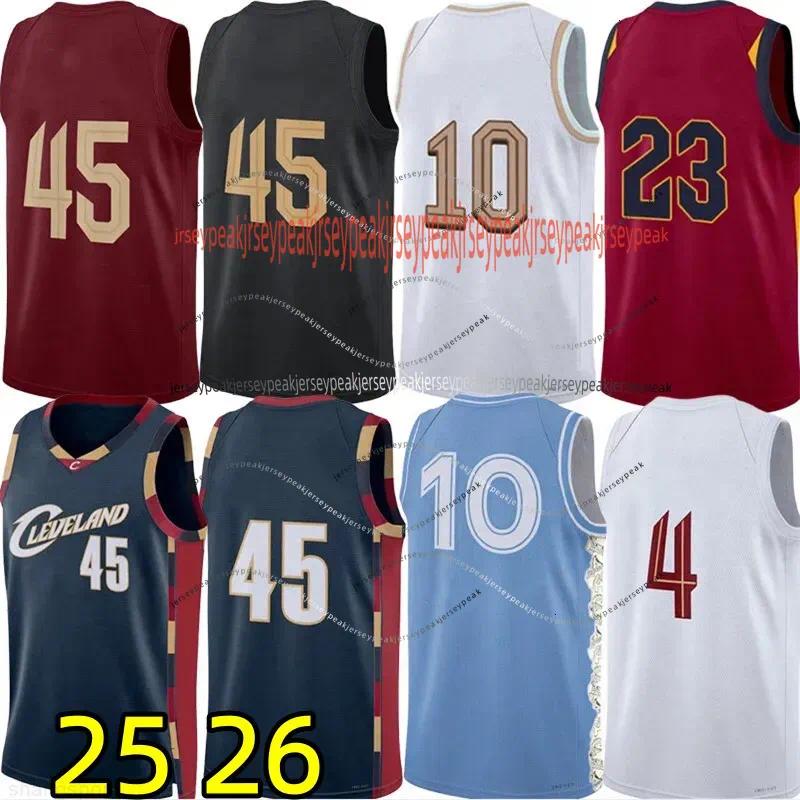Donovann Mitchell Cavs CLE Cavalier Basketball Jerseys Darius Garland Evan Mobley Max Strus Jarrett Allen Lonzo Ball Larry Nance Max Strus James City 