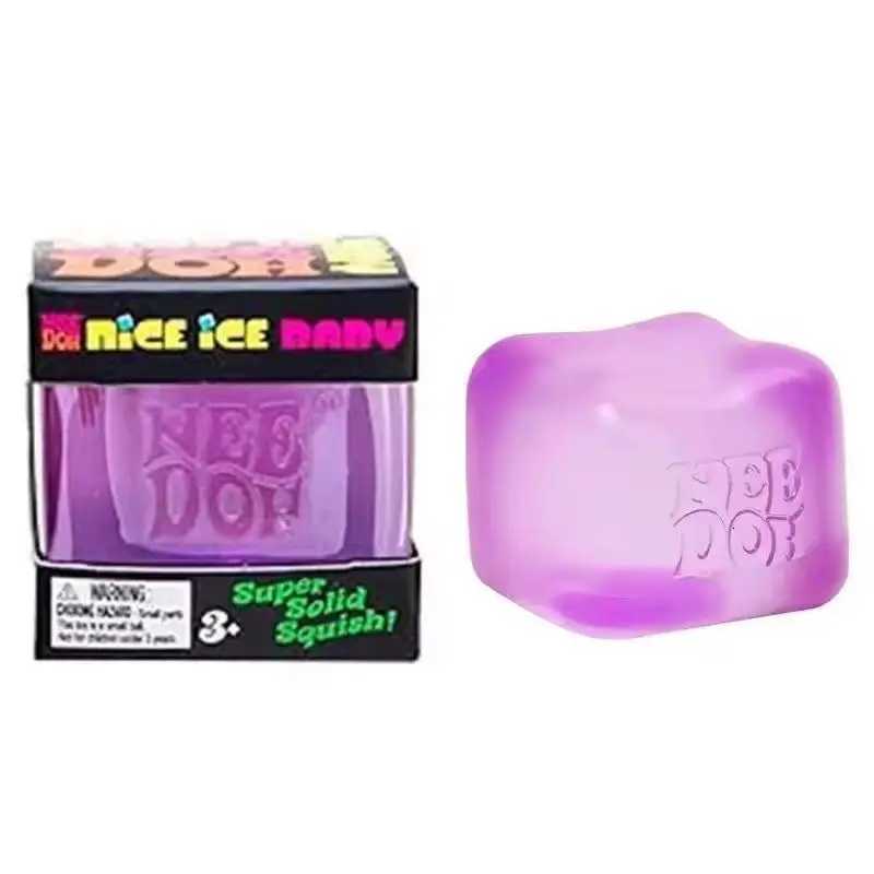 Dr Pepper x NeeDoh Nice Cube Squishy Stress Relief Toy Soft Squeeze for Kids Adults Anxiety Relief Sensory Toy H260512