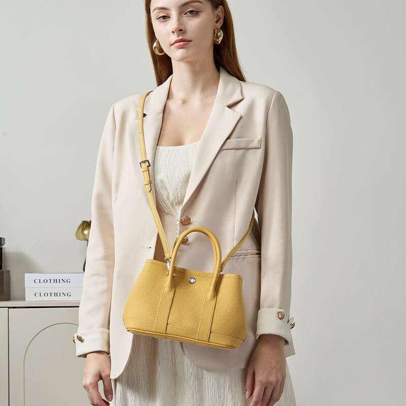 Niche High End Mini Garden Bag New Summer Cross Border Genuine Leather Handheld Crossbody Stylish Daily Commute Women Fashion Handbag SENYY