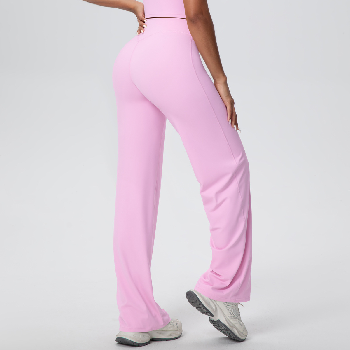 Scrunch Butt Lifting Wide Leg Leggings Baggy Straight Sport Pants Women Fitness Push Up Gym Yoga Pilates Teveoing Sculpt Leggins 260403
