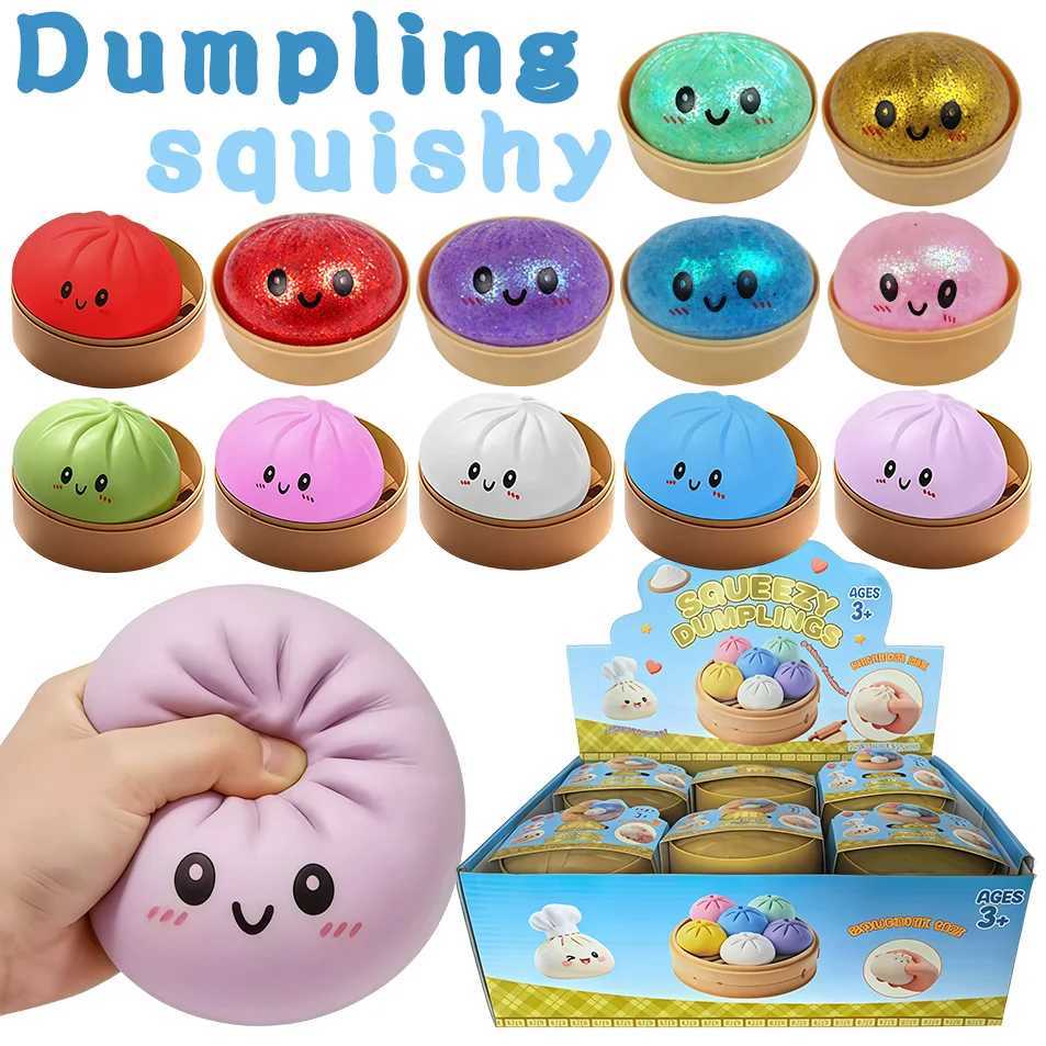 Cute 2026 Blind box Colorful Dumpling Squishy Relaxing Relieve Anxiety Antistress Enhance Happiness Rebound Squeeze Reliever Toy Z260512